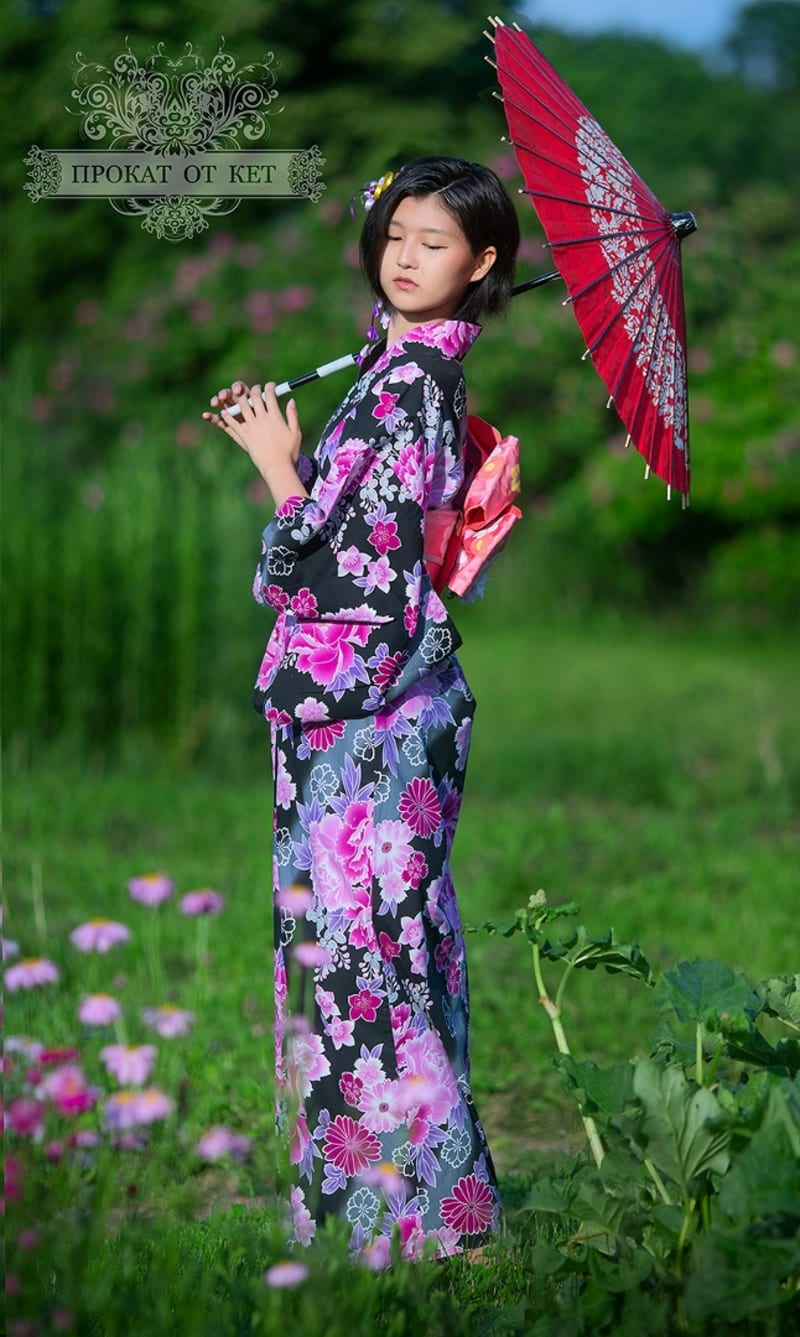 Винтажная хлопковая юката - фото 3