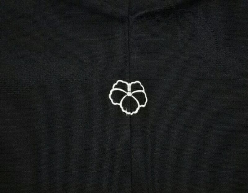 Классическое хаори из черного шелка - фото 3