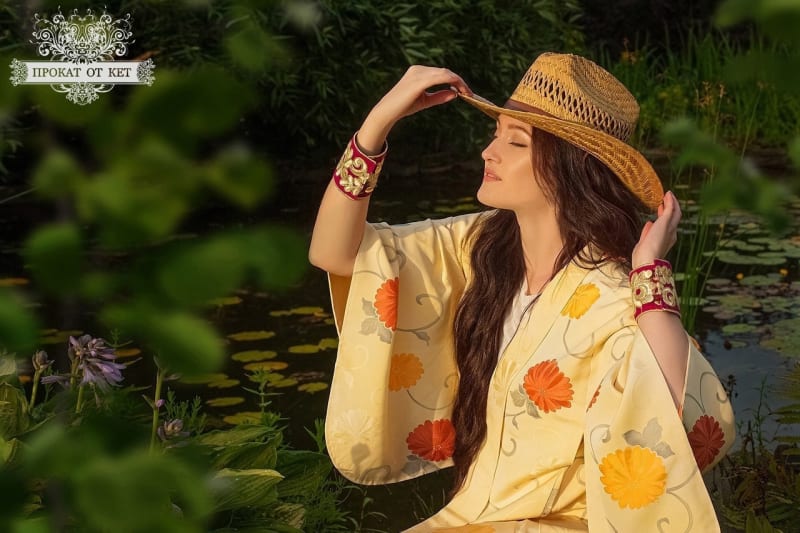 Винтажное хаори из шелка - фото 3