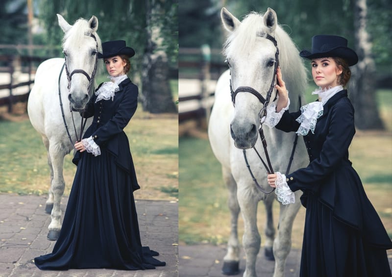 Комплект «Чёрная амазонка» - фото 1