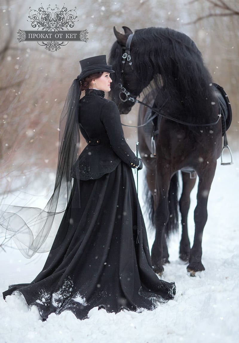 Зимняя амазонка «Чёрная леди» - фото 2