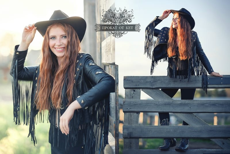 Женский ковбойский костюм «Чёрный» - фото 1