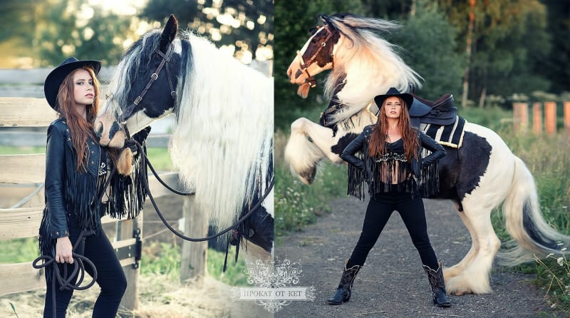 Женский ковбойский костюм «Чёрный» - фото 2