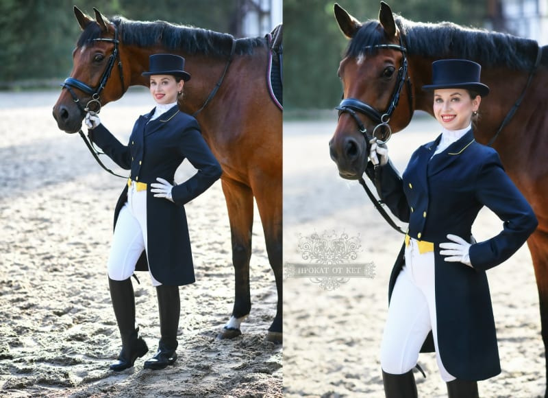Фрак для верховой езды «Синий» - фото 2