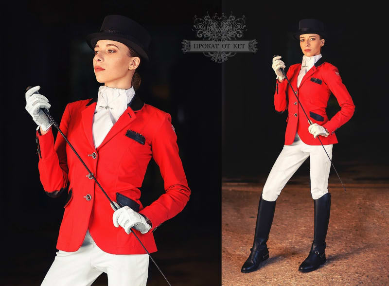 Редингот для верховой езды «Алый» - фото 1