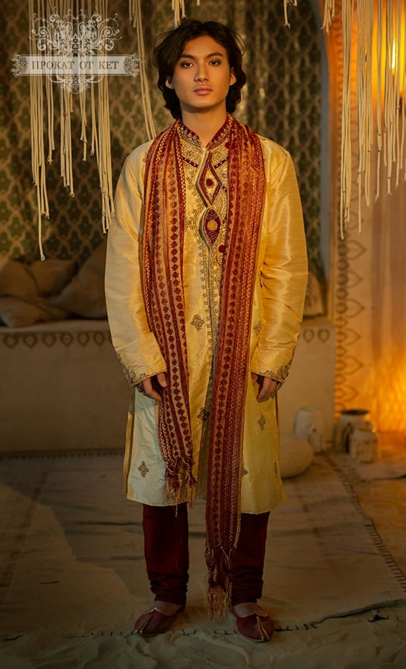 Свадебный Индийский костюм "Светлый" - фото 2