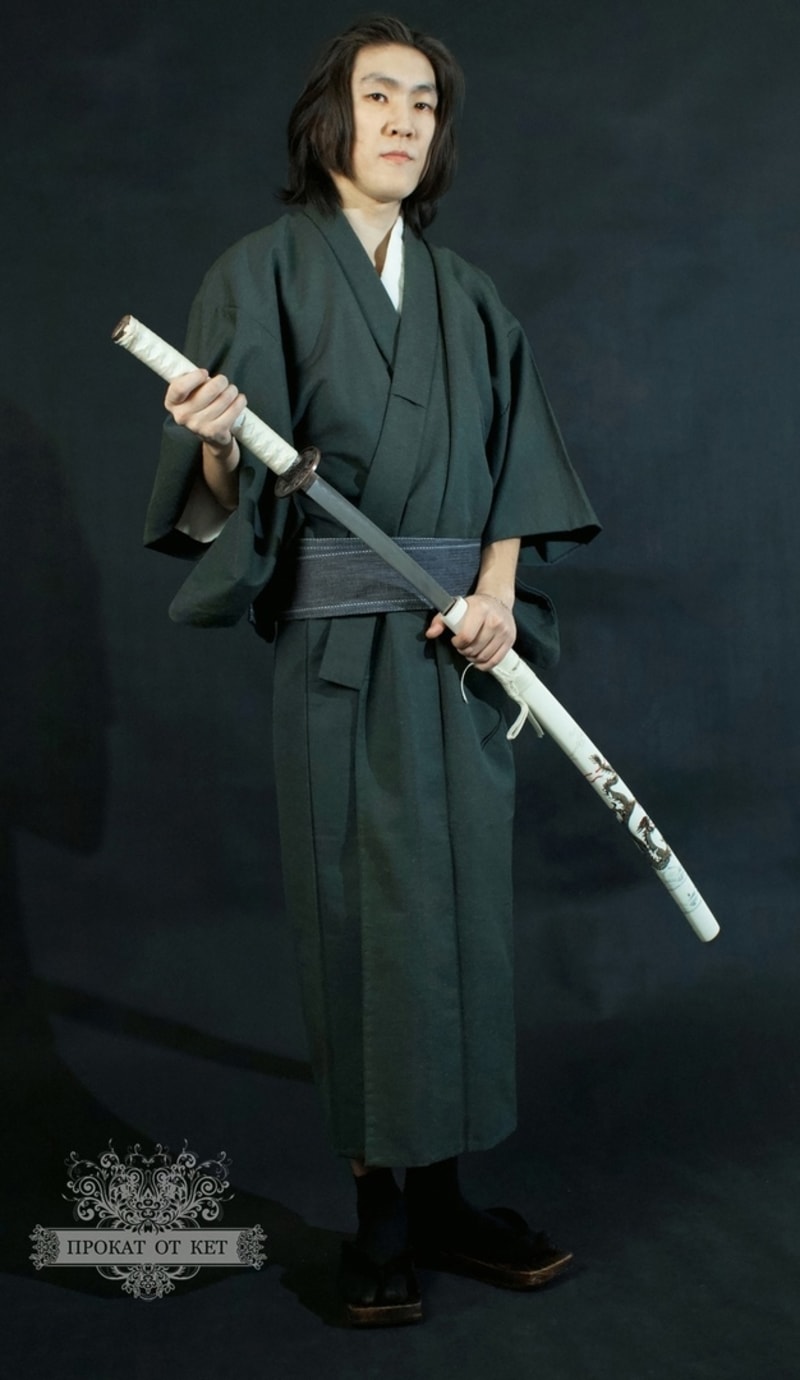 Мужское кимоно "Зелёное" - фото 1