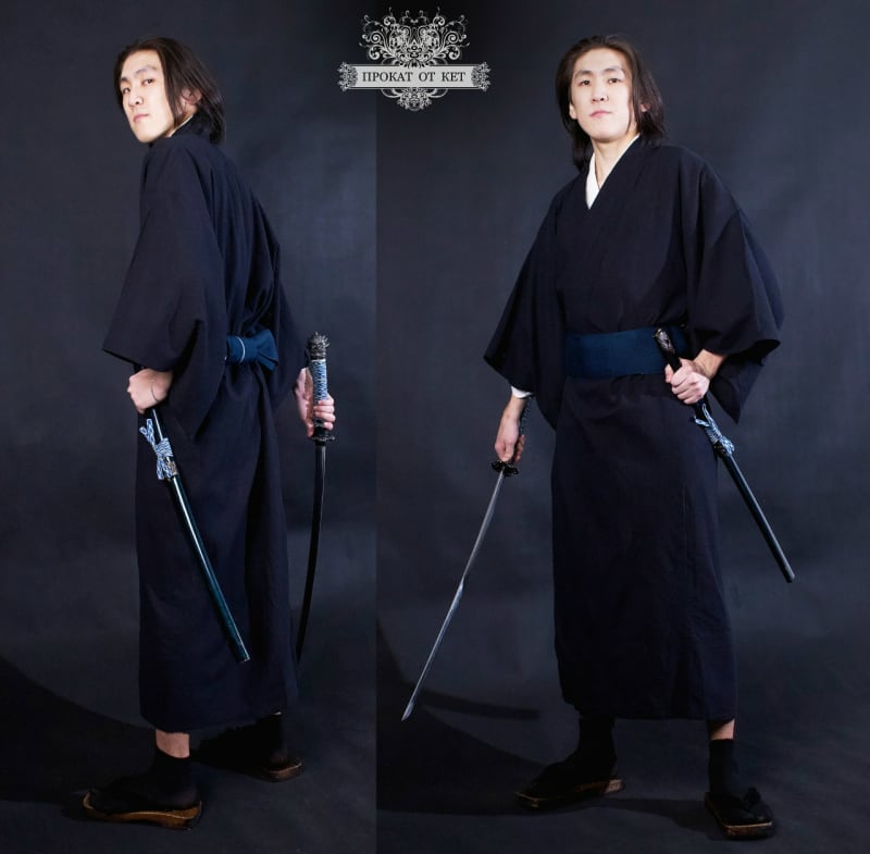 Мужское кимоно их хлопка - фото 1