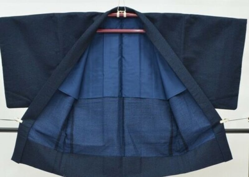 Шёлковое хаори "Синее" - фото 2