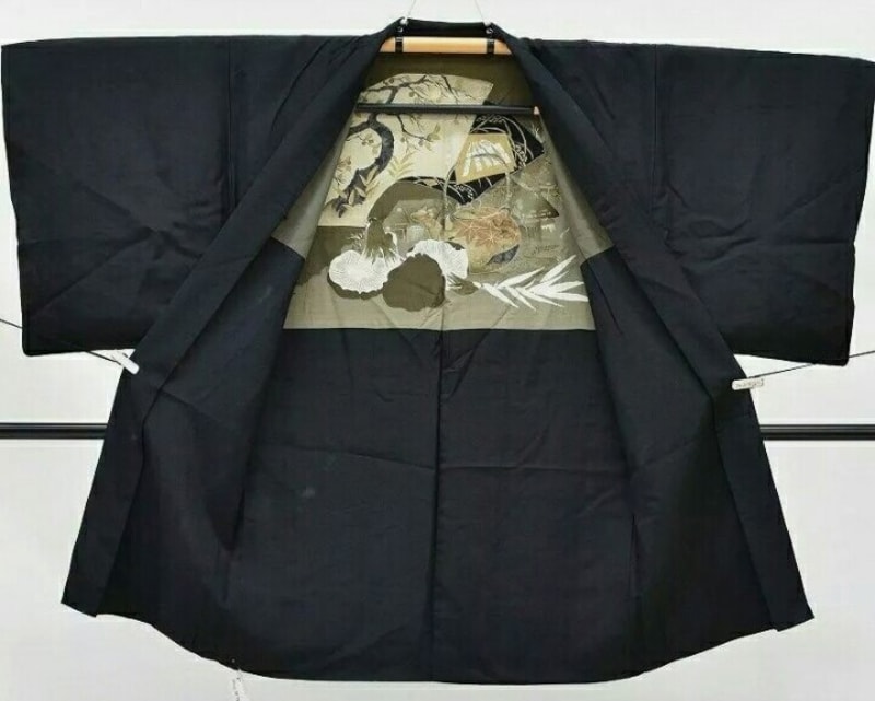 Винтажное шёлковое Хаори - фото 1