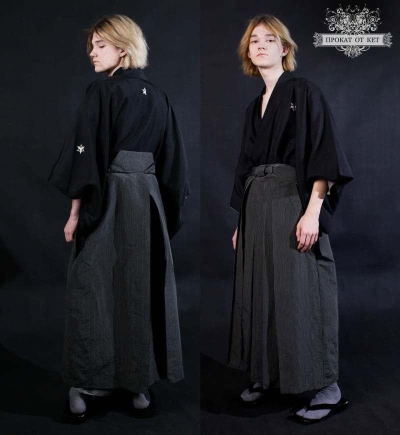 Мужская Антикварная Хакама - фото 4