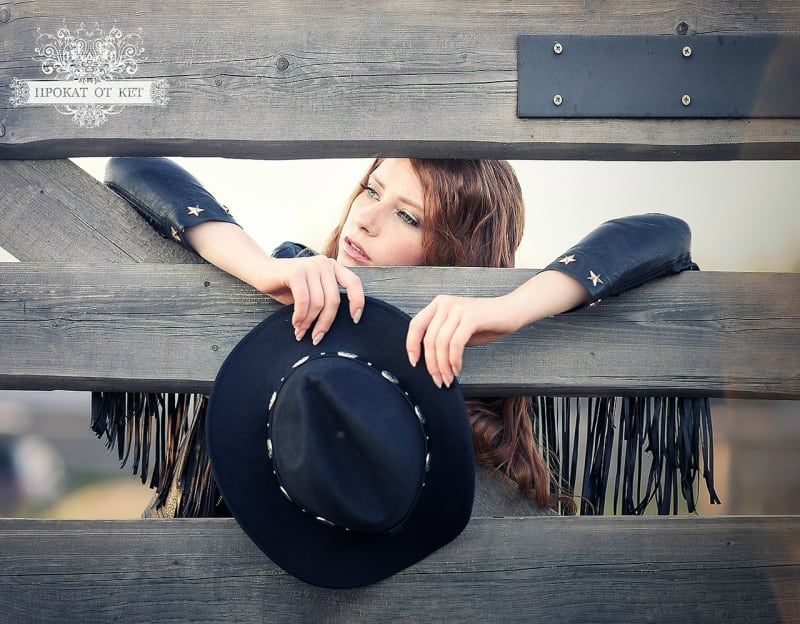 Шляпа ковбойская, чёрная - фото 2