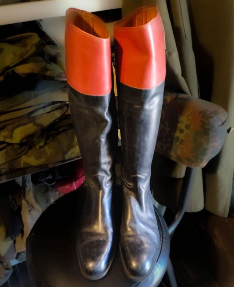 Кожаные сапоги для верховой езды - фото 1