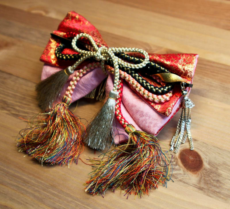 Гребень-бант «Красный» - фото 1