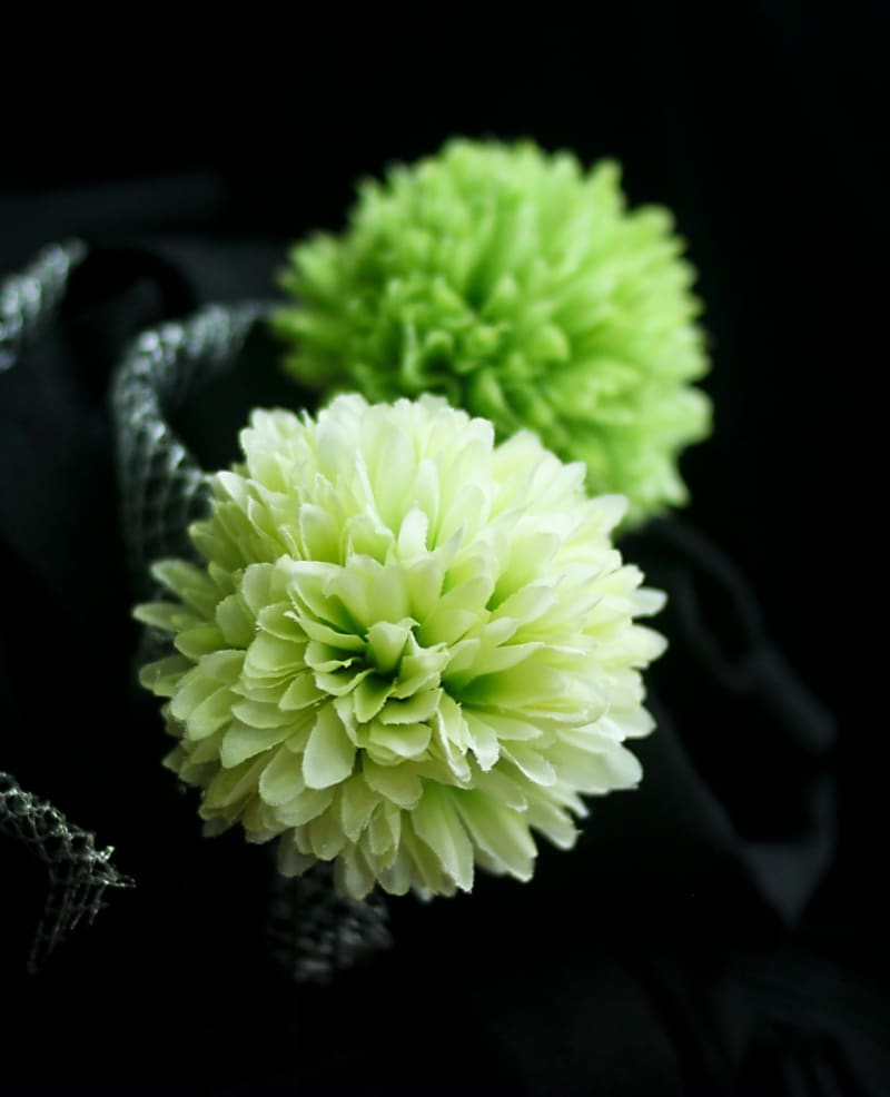 Заколки-цветы «Парные» - фото 2