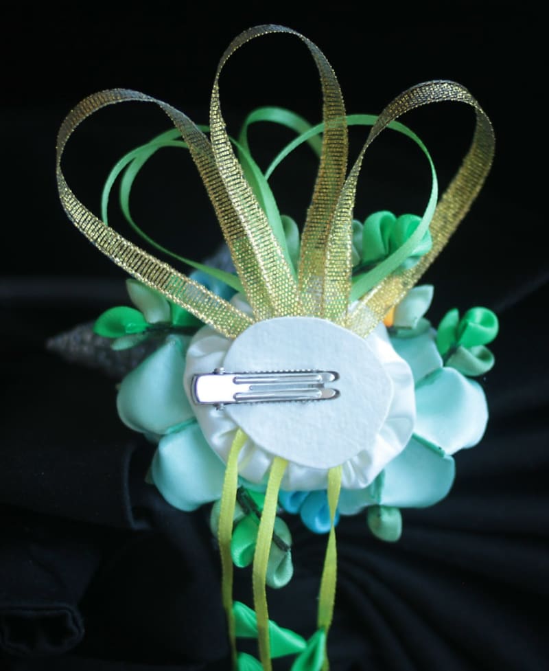 Канзаши «Мятный сад» - фото 3