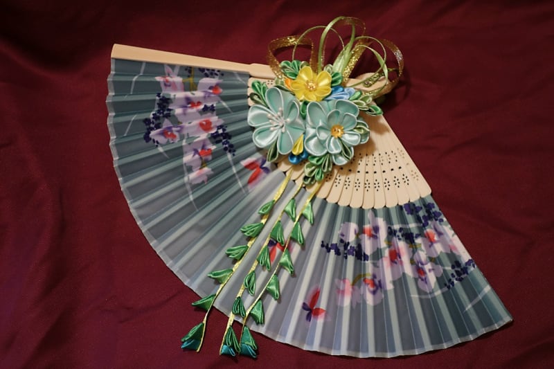 Канзаши «Мятный сад» - фото 7