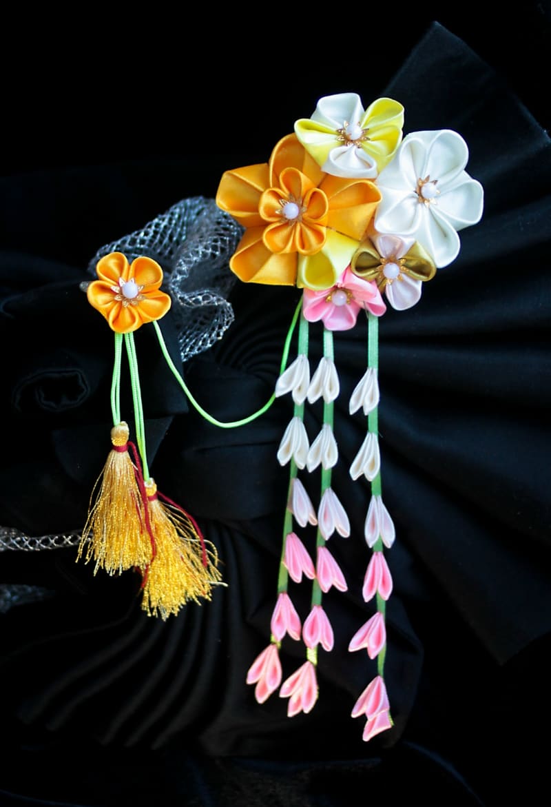 Канзаши «Солнечный блик» - фото 1