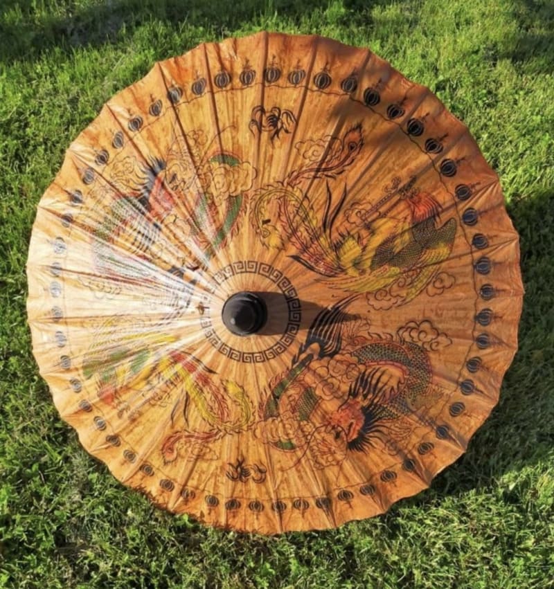 Зонт «Дракон и Феникс» - фото 1