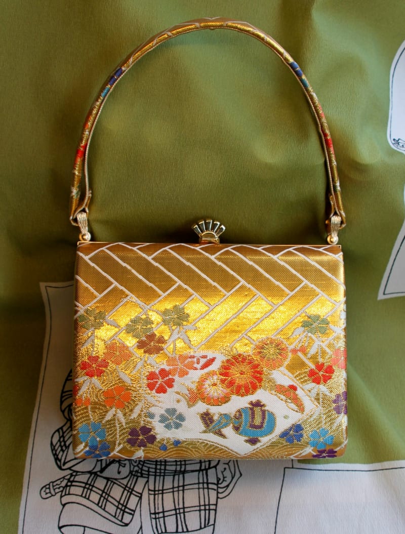 Прекрасная. Винтажная сумочка из шёлковой парчи - фото 1