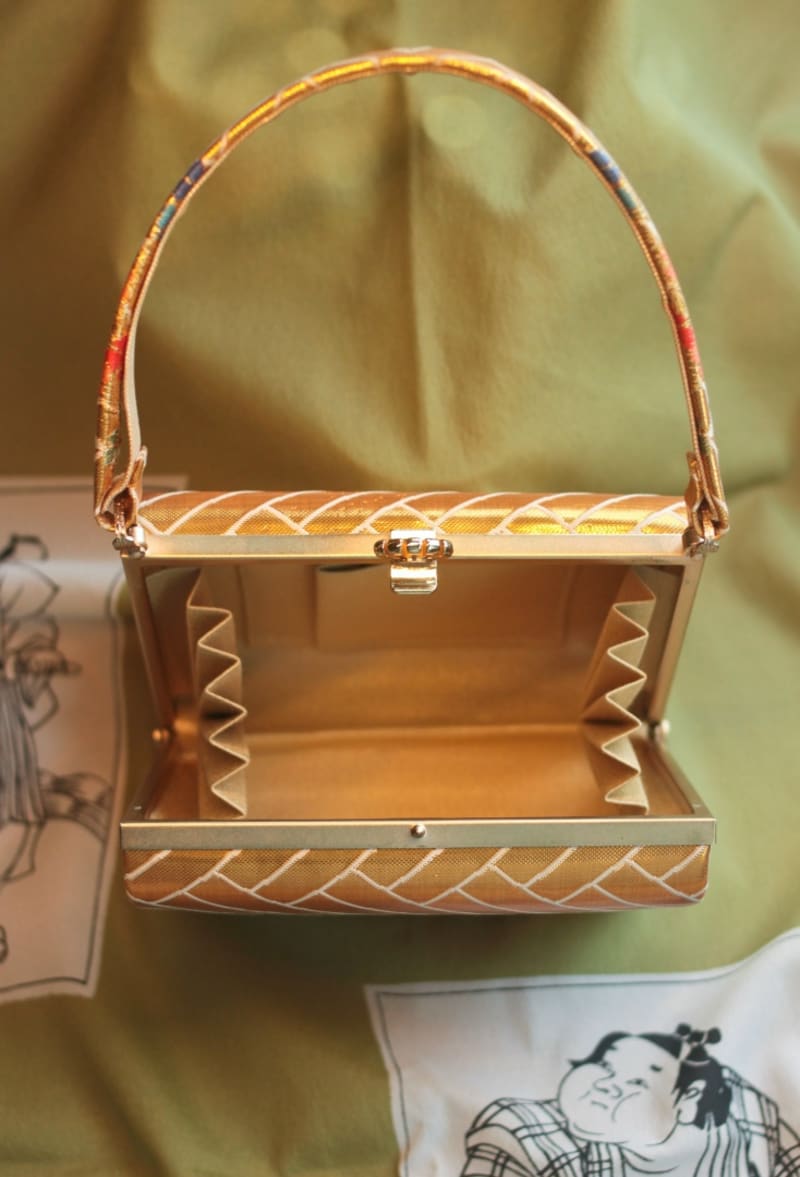 Прекрасная. Винтажная сумочка из шёлковой парчи - фото 2