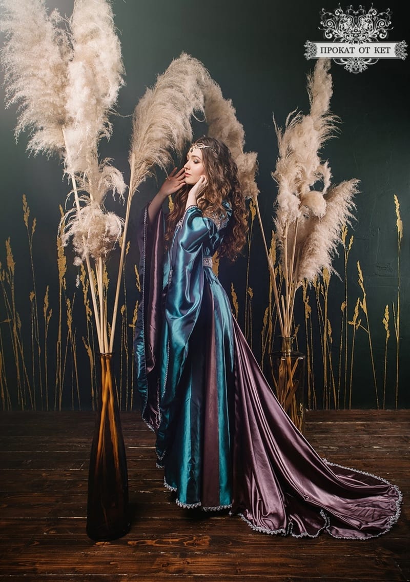 Эльфийское платье "Бирюзовый" - фото 11