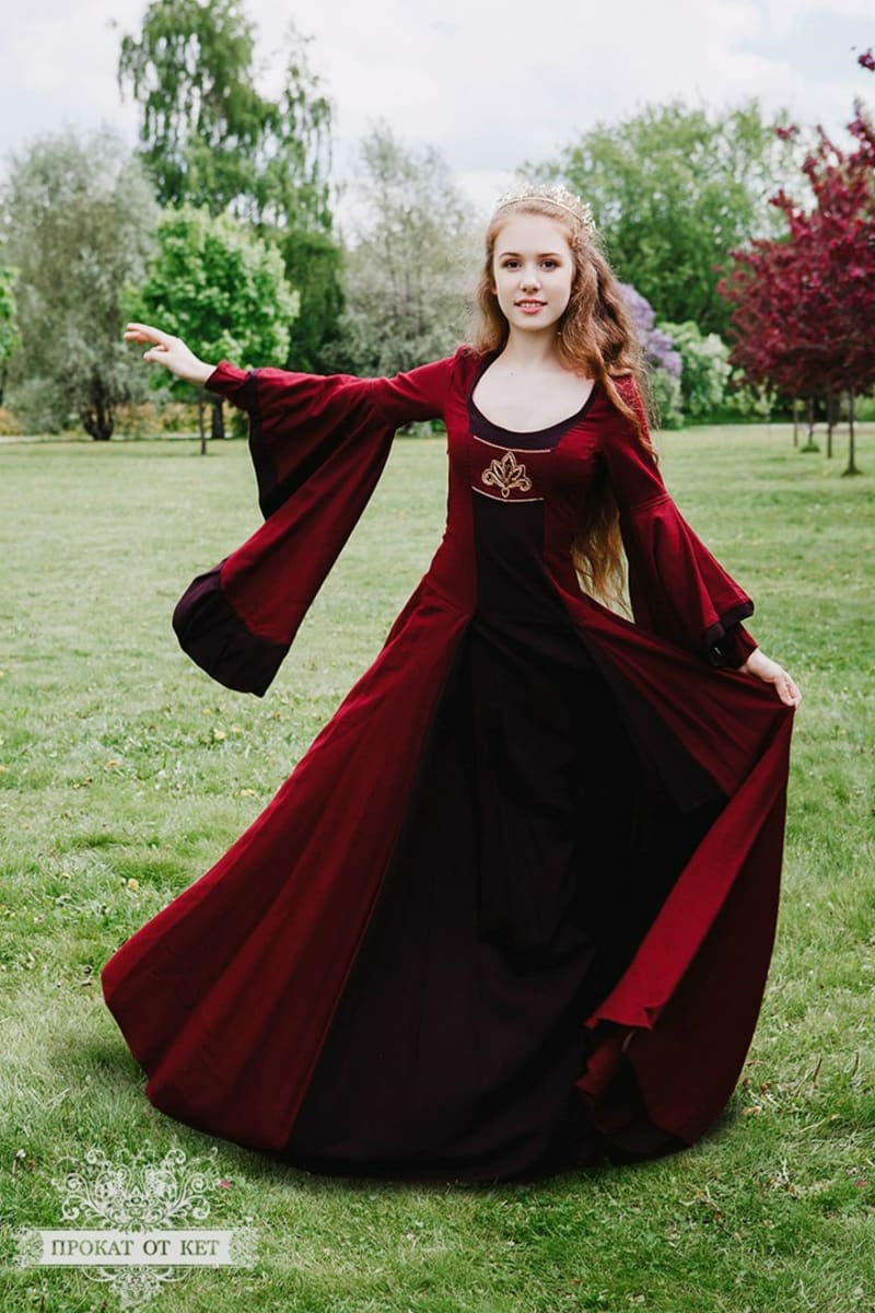 Эльфийское платье «Бордо» - фото 5