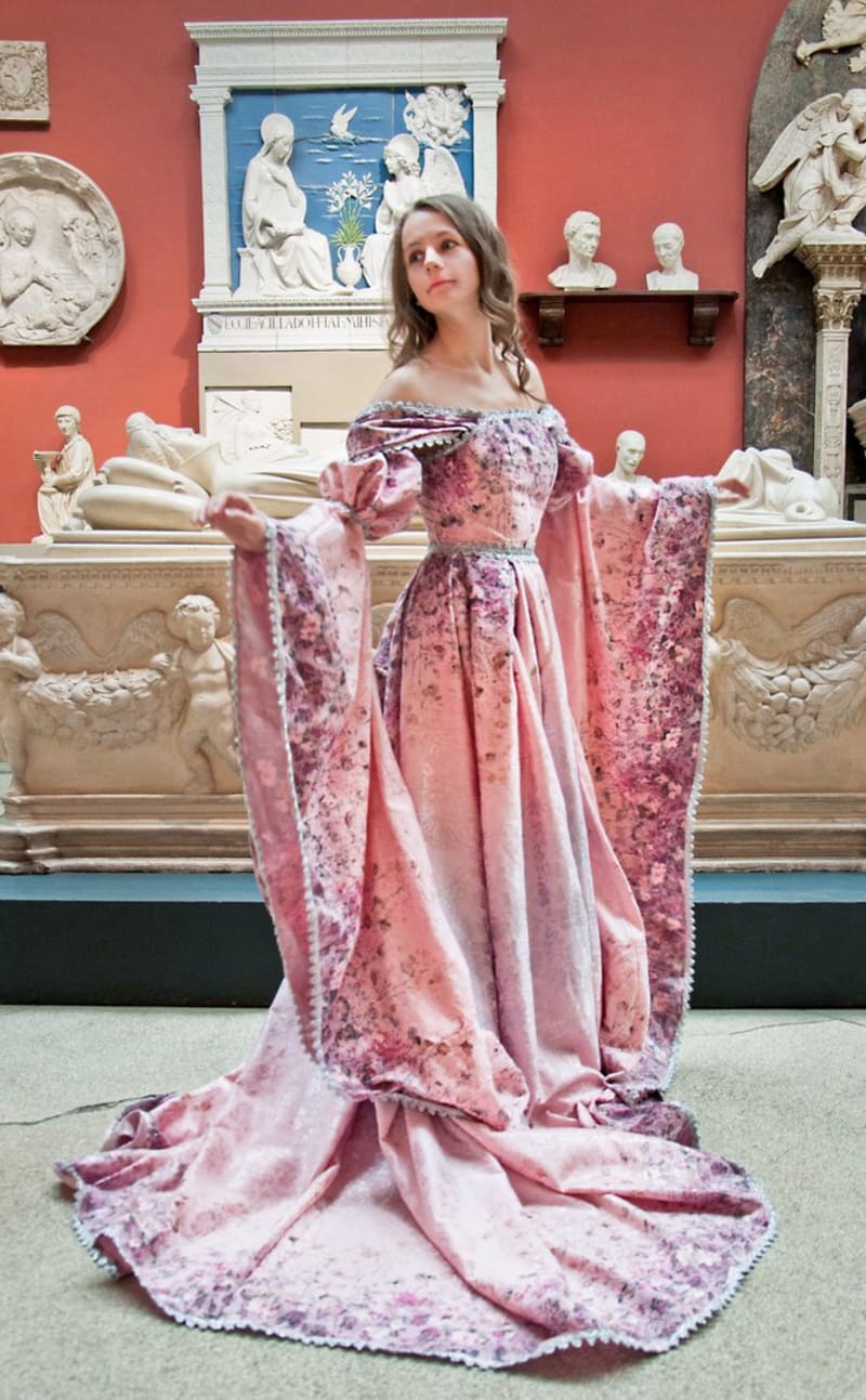 Эльфийское платье "Розовый" - фото 3