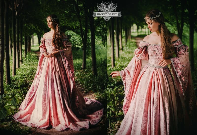 Эльфийское платье "Розовый" - фото 6