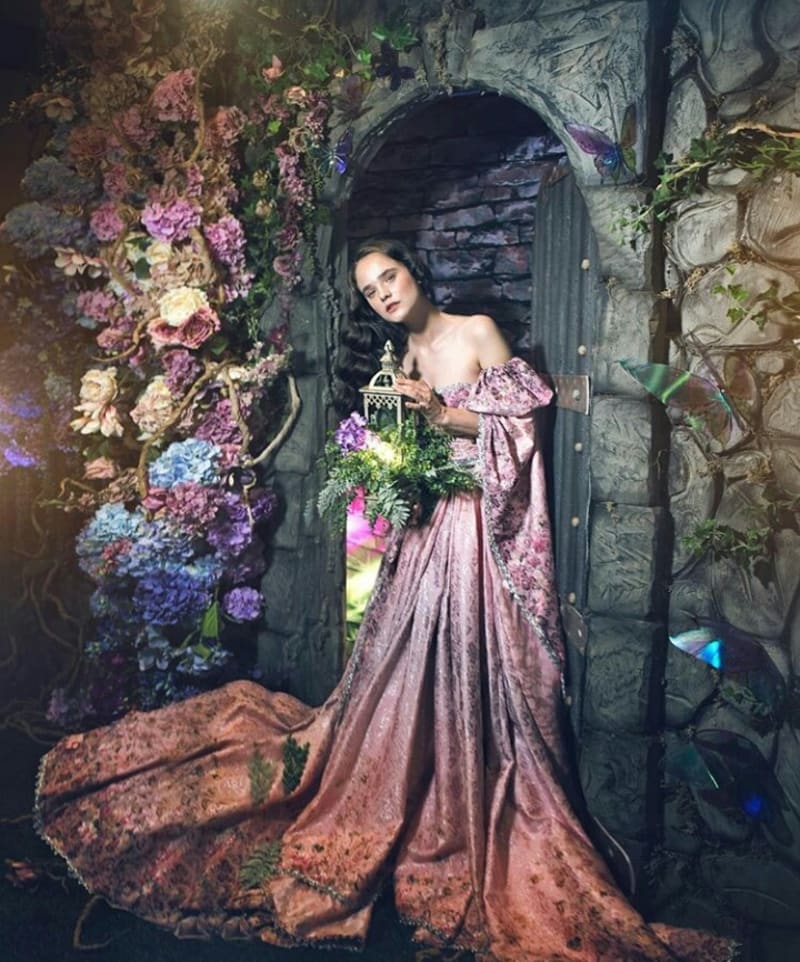 Эльфийское платье "Розовый" - фото 8