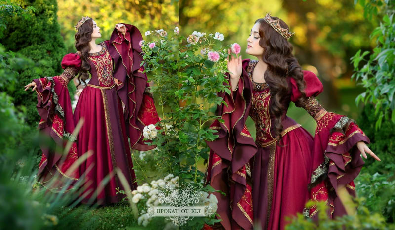 Средневековое платье "Дворцовое" - фото 1