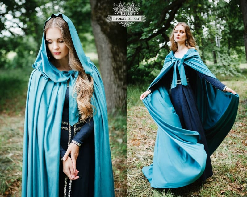 Плащ замшевый "Бирюза" - фото 3