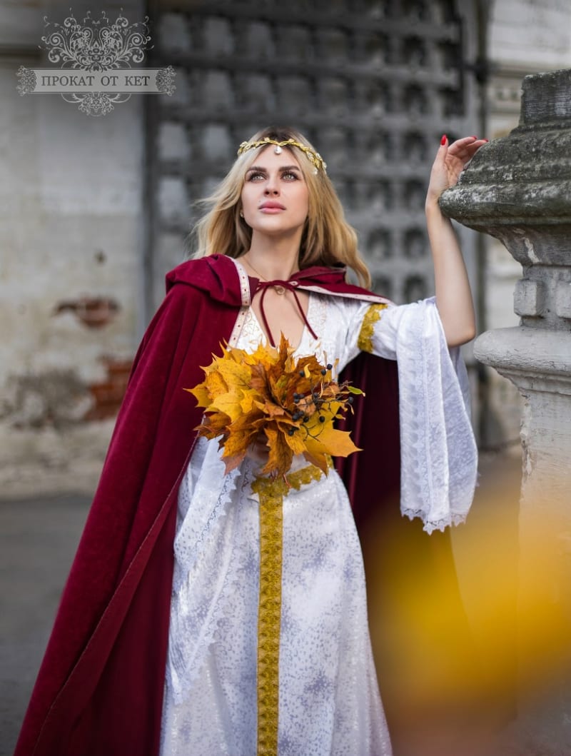 Плащ "Бордовая замша" - фото 3