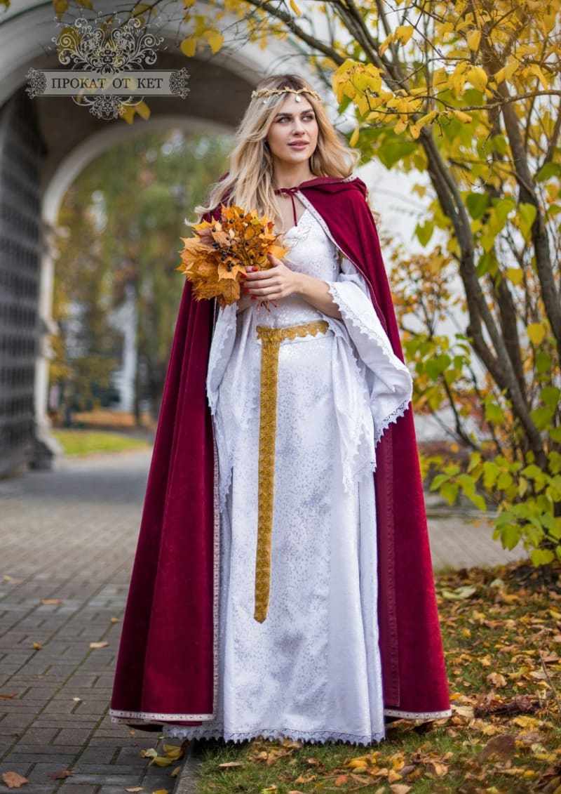 Плащ "Бордовая замша" - фото 4