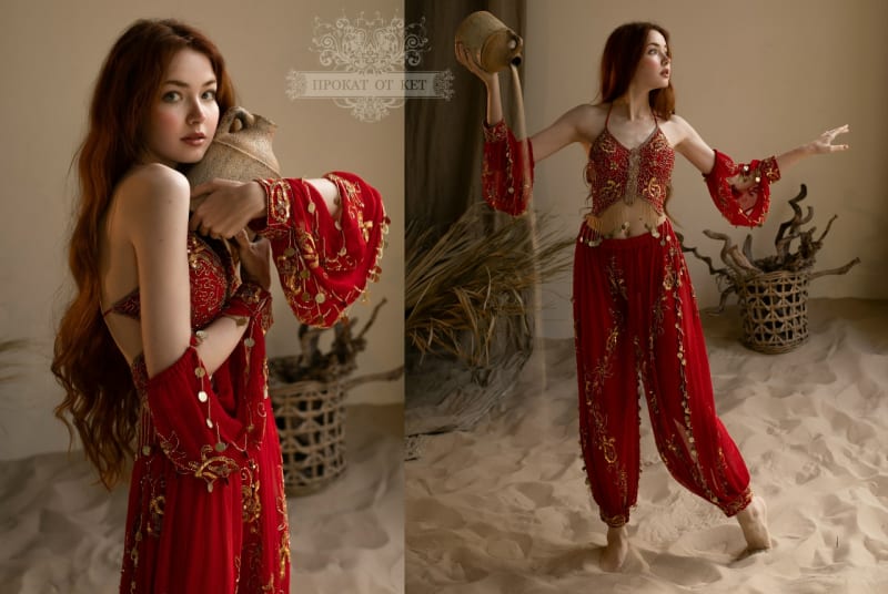 Восточный костюм, брючный - фото 1