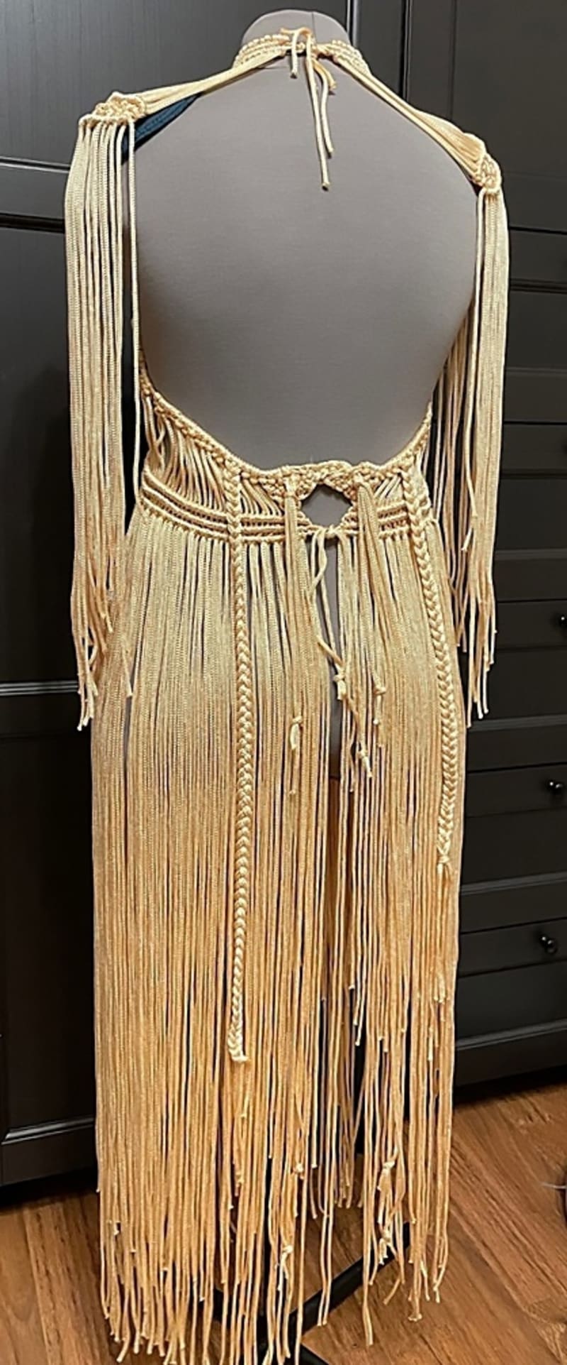 Платье бохо "Светлое золото" - фото 4