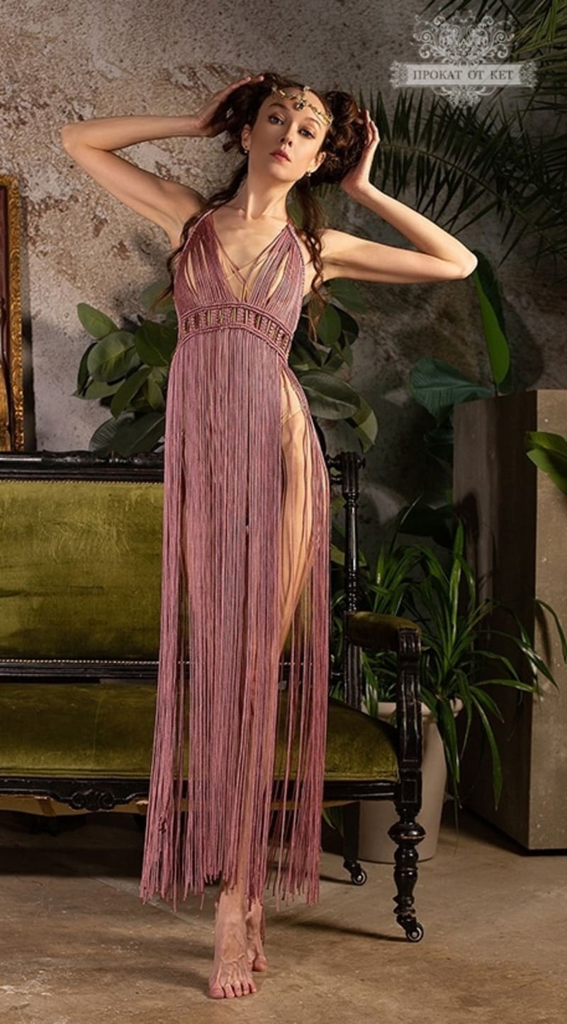 Платье бохо "Пыльная роза" - фото 2