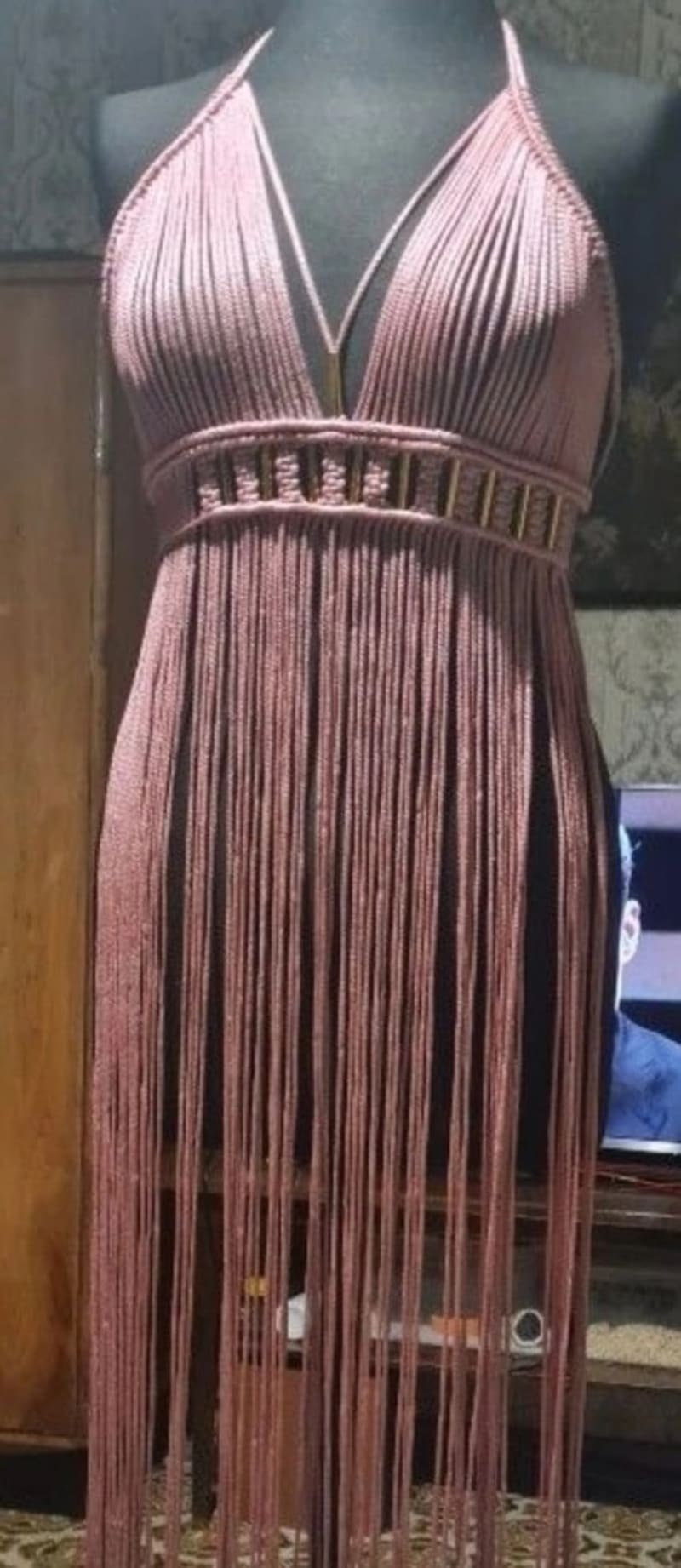 Платье бохо "Пыльная роза" - фото 5