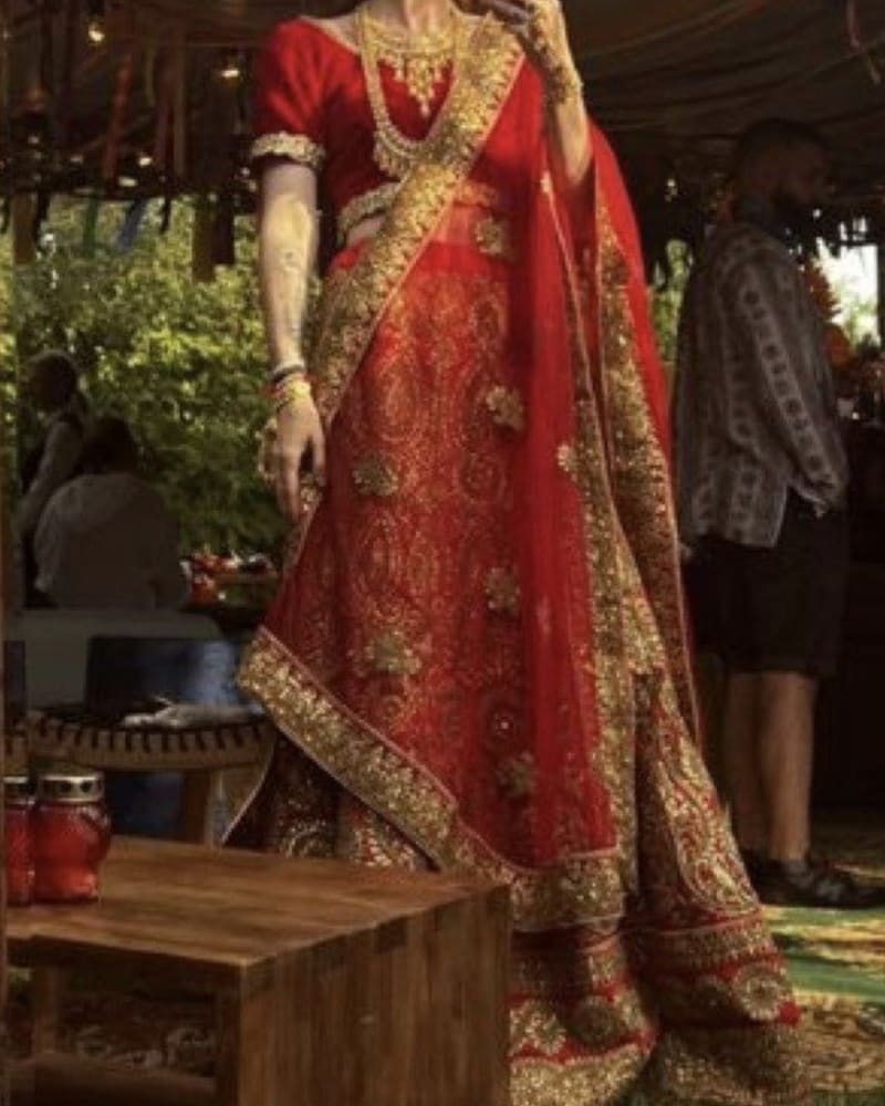 Свадебный индийский костюм - фото 7