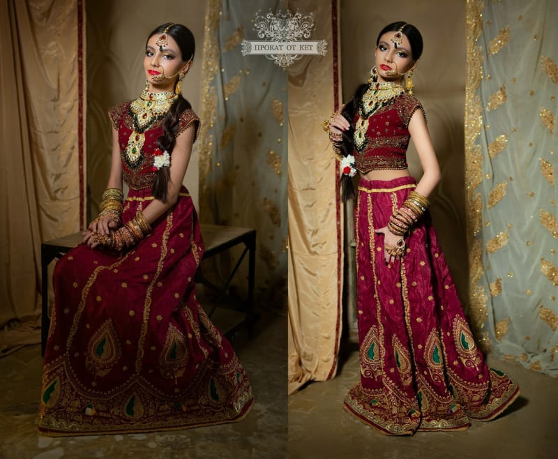 Комплект из юбки и топа, Индия - фото 1