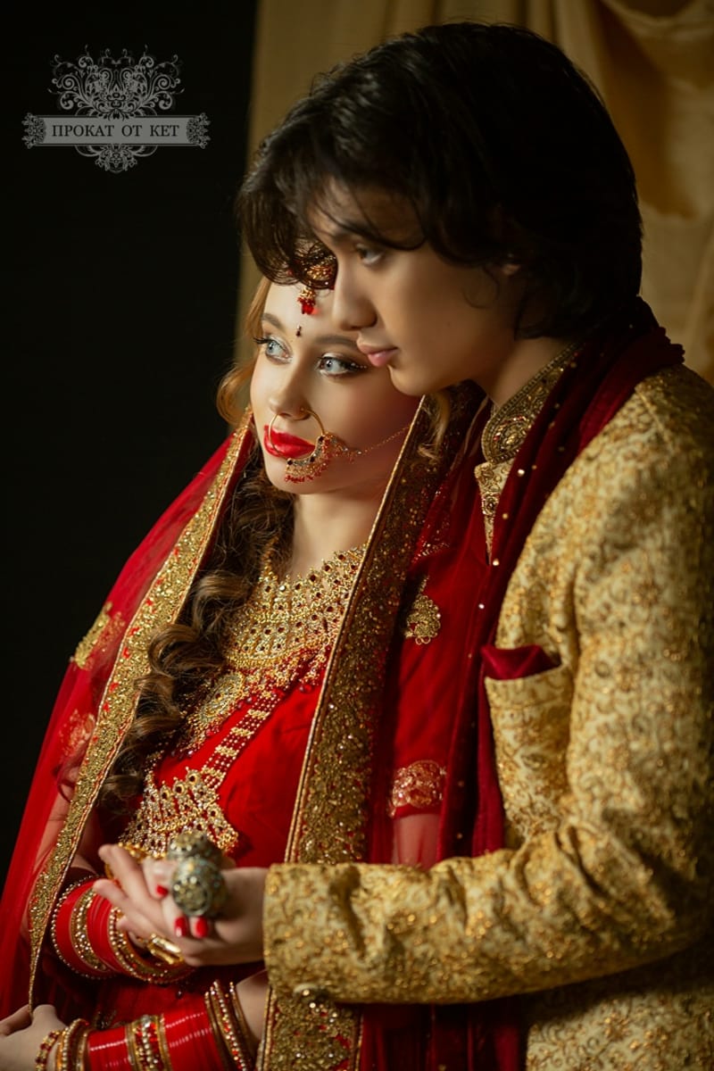 Парный свадебный индийский образ 1 - фото 3