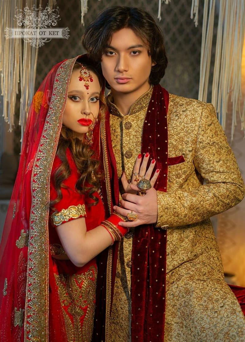 Парный свадебный индийский образ 1 - фото 5