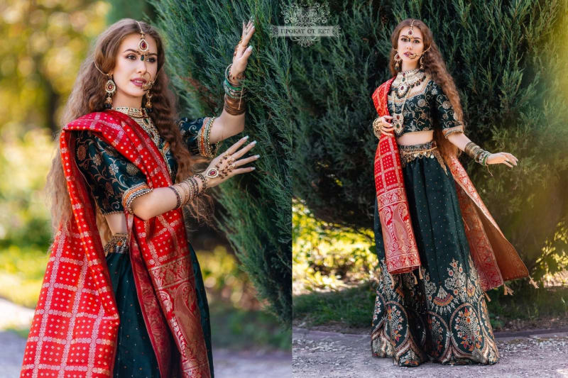 Шёлковый палантин - фото 1