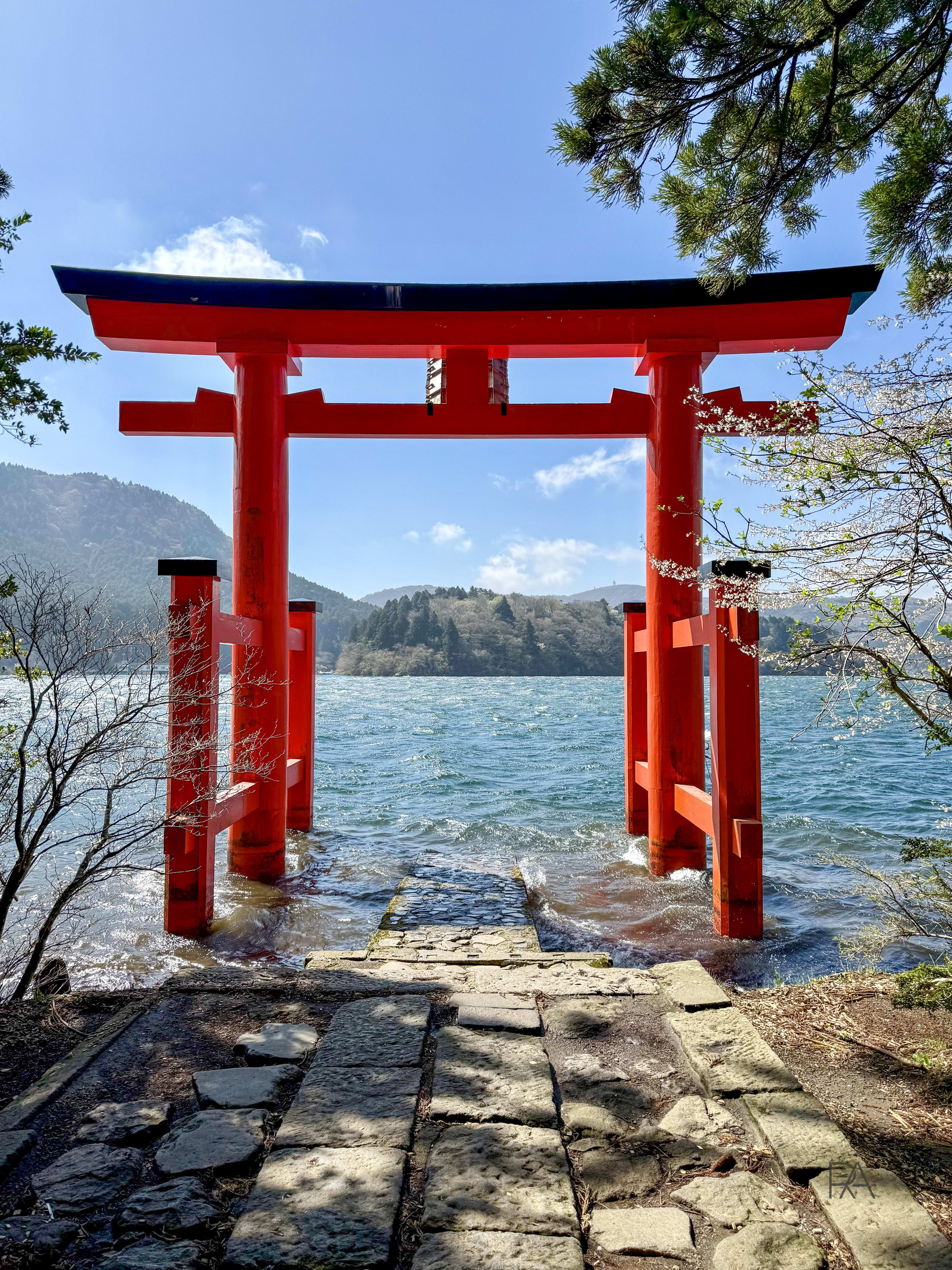 Hakone Shrine — Mt. Fuji