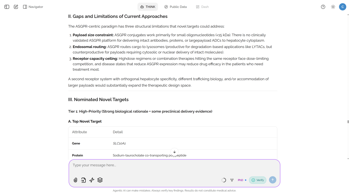 Bystro literature synthesis showing gene and disease association landscape