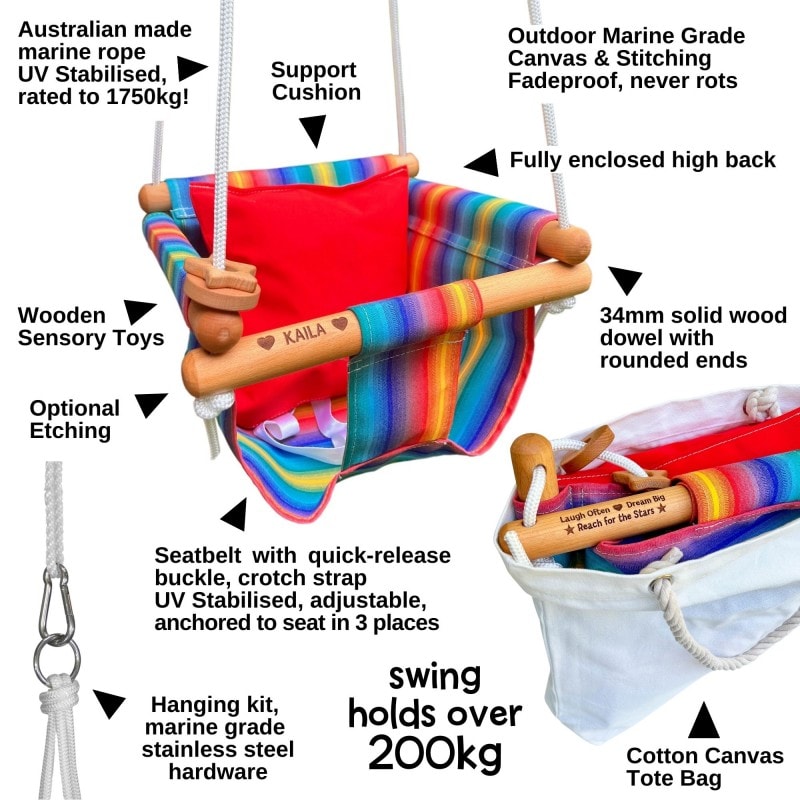 baby toddler kids swing information