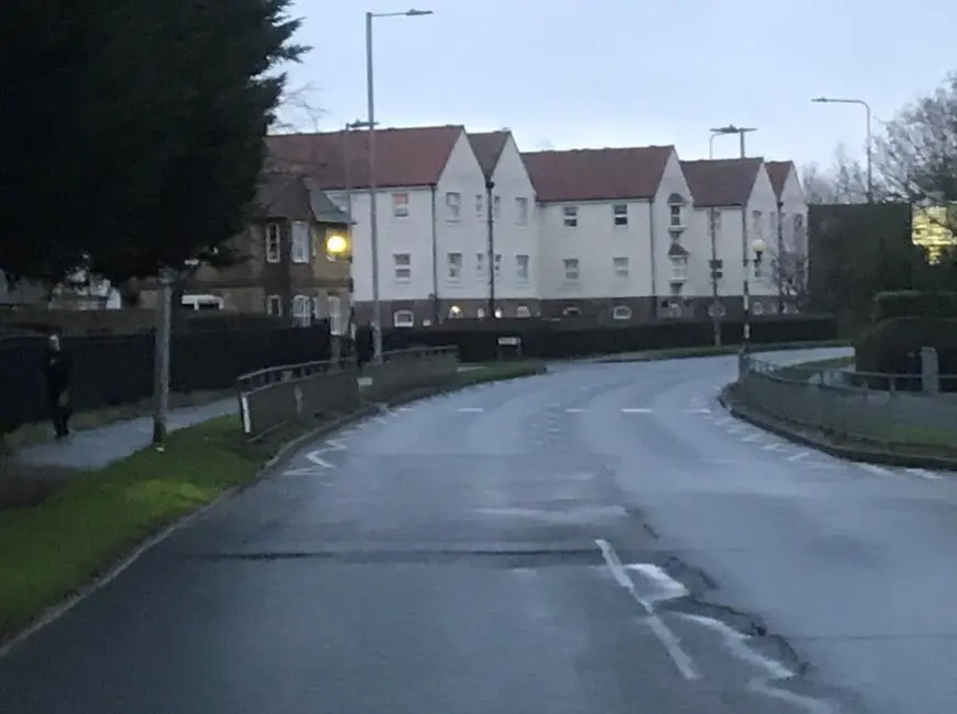 Photo of a pedestrian crossing Ferrers Rd