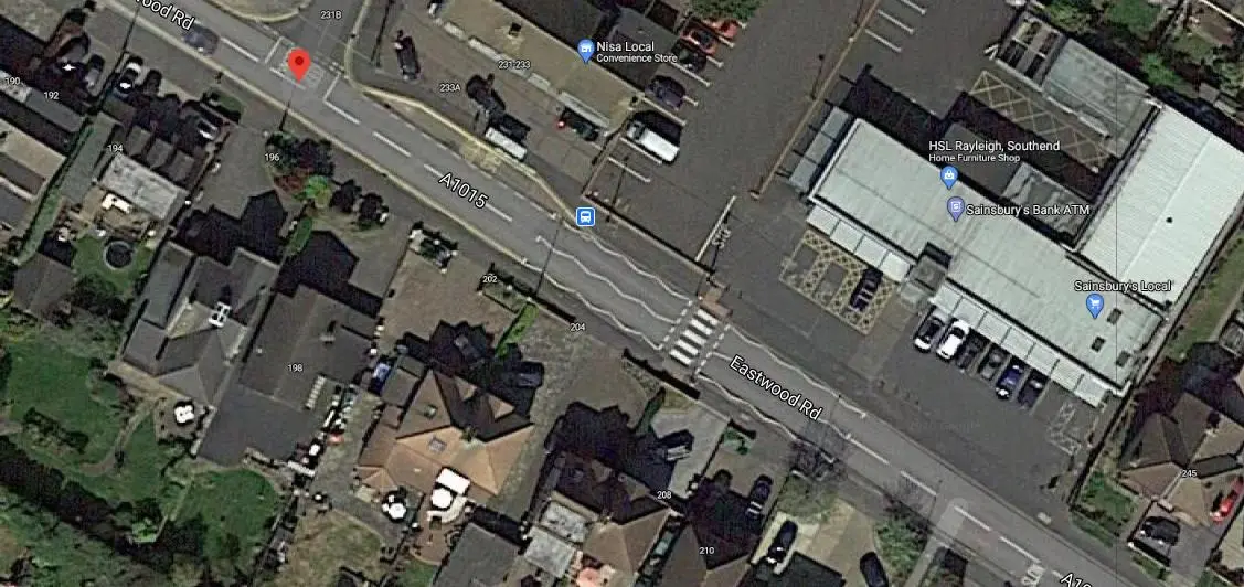 Map of Eastwood Rd