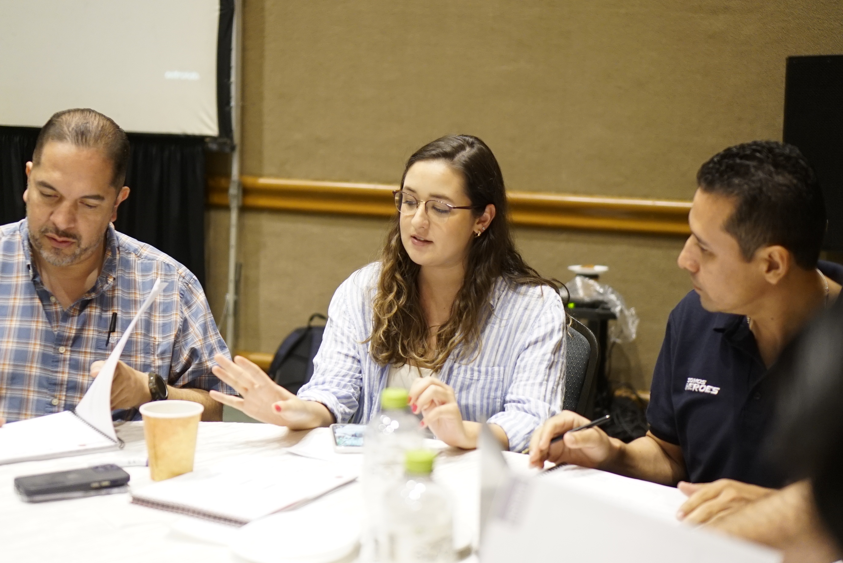 Sala durante una sesión de entrenamiento INSPIRA