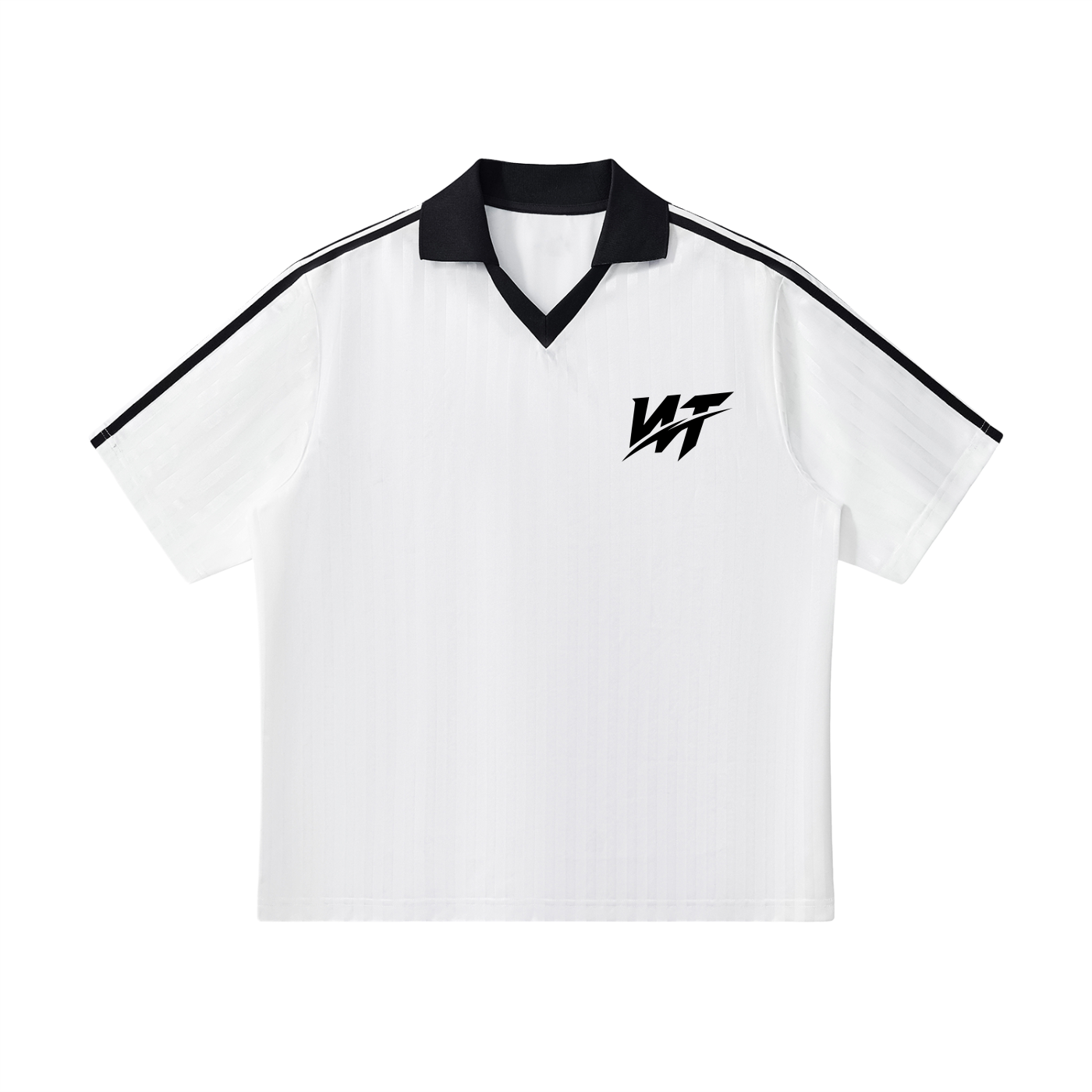 WT Striped Jersey B/W - Streetwear Fit by WILL THRIVE